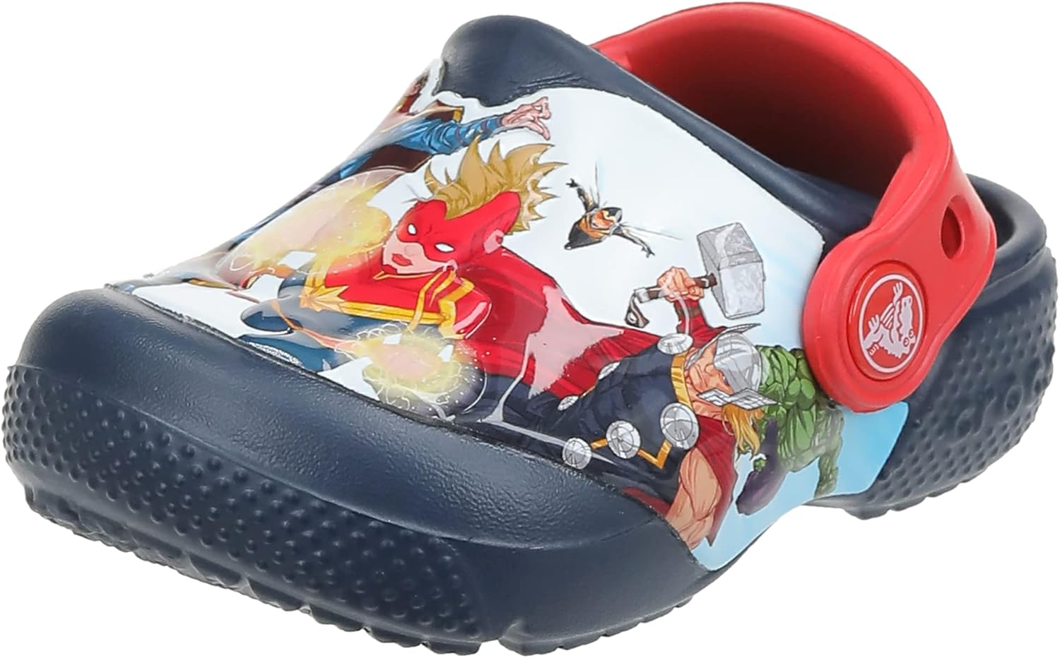 Кроксы для детей Crocs Fun Lab с нашивкой Мстителей, темно-синий
Кроксы для детей Crocs Fun Lab с нашивкой Мстителей, темно-синий