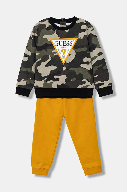 Комплект из 2 хлопковых детских спортивных костюмов Guess, зеленый
Комплект из 2 хлопковых детских спортивных костюмов Guess, зеленый