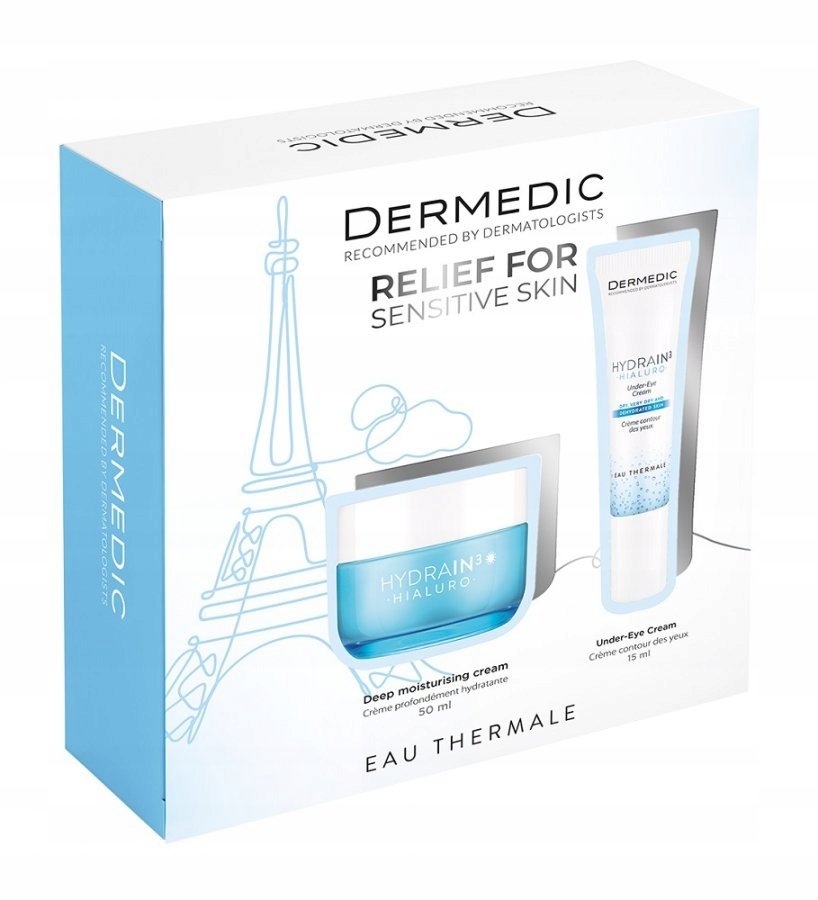 Набор Dermedic Hydrain3 Cream 50 мл + Eye Cream 15 мл Глубокое увлажнение 
Набор Dermedic Hydrain3 Cream 50 мл + Eye Cream 15 мл Глубокое увлажнение