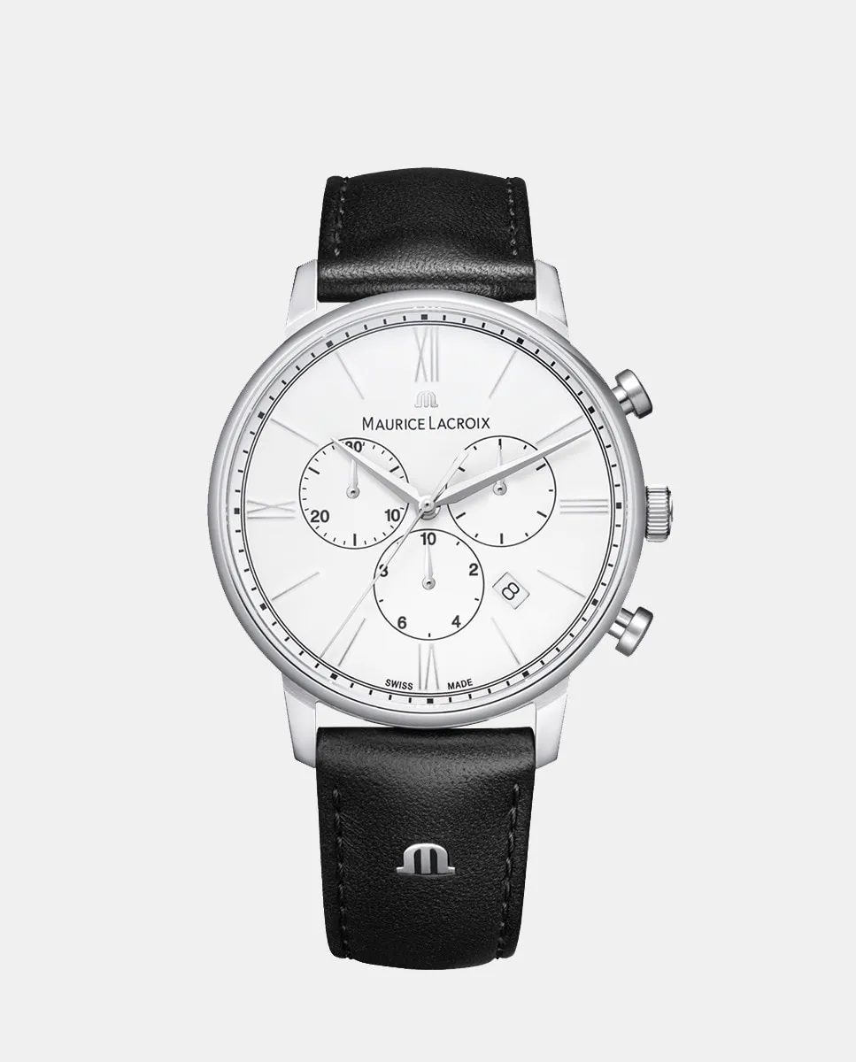 Eliros EL1098-SS001-110-2 мужские часы хронограф черная кожа Maurice Lacroix, черный
Eliros EL1098-SS001-110-2 мужские часы хронограф черная кожа Maurice Lacroix, черный