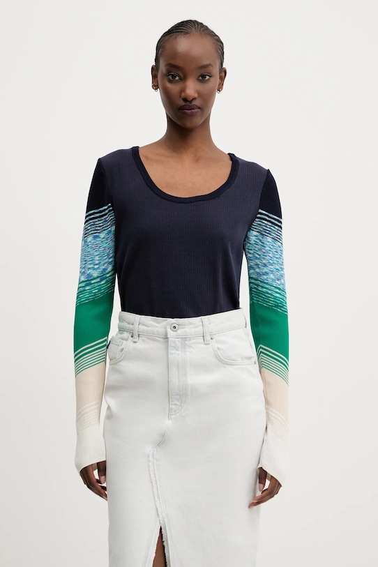 Лонгслив CHURCHILL Desigual, темно-синий 
Лонгслив CHURCHILL Desigual, темно-синий