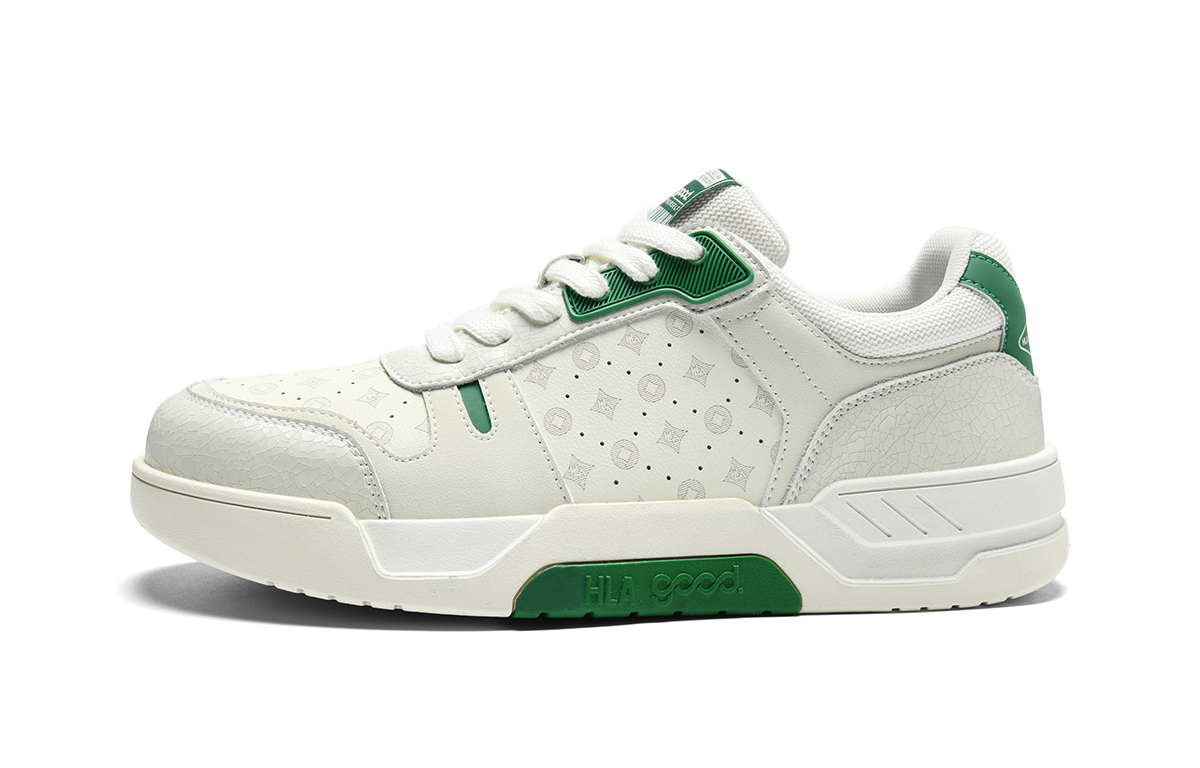 HLA Низкие мужские кроссовки для скейтбординга, белые, зеленые
HLA Низкие мужские кроссовки для скейтбординга, белые, зеленые
