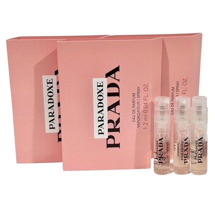 Prada PARADOXE Sample парфюмерный спрей, флакон 1,2 мл, 0,04 унции — упаковка из 3 шт.
Prada PARADOXE Sample парфюмерный спрей, флакон 1,2 мл, 0,04 унции — упаковка из 3 шт.