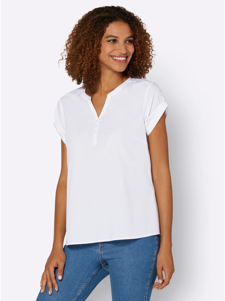 Блузка с короткими рукавами белого цвета WITT WEIDEN
Блузка с короткими рукавами белого цвета WITT WEIDEN