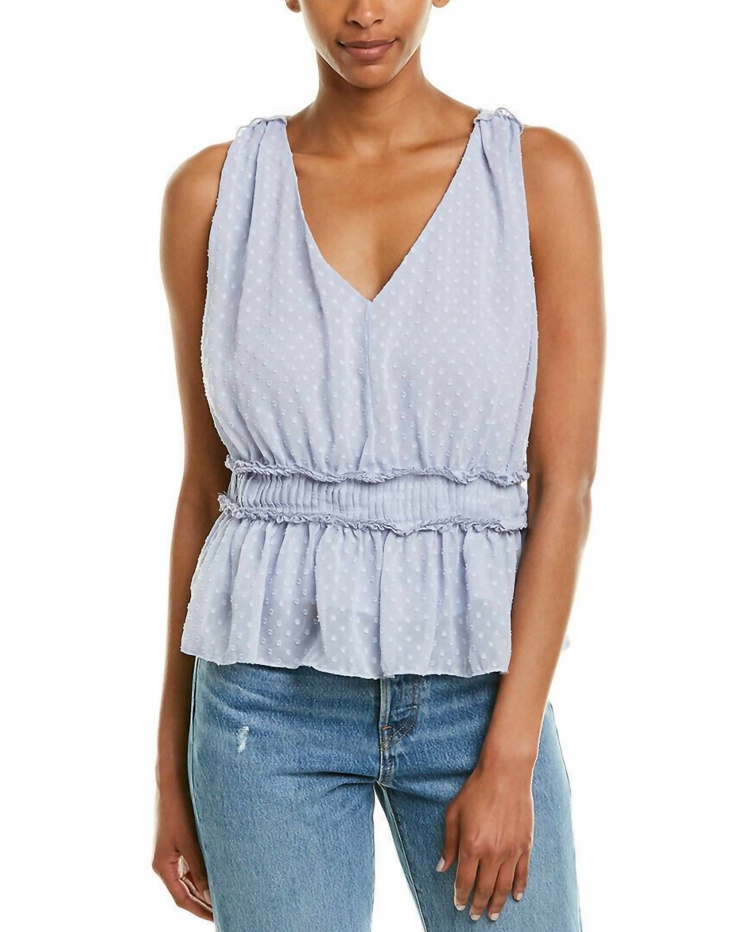 Топ Swiss Dot в фиолетовом цвете bishop + young
Топ Swiss Dot в фиолетовом цвете bishop + young