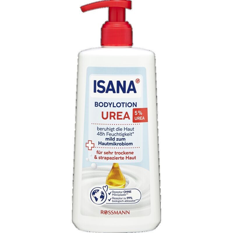 Лосьон для тела с мочевиной ISANA, 300 ml
Лосьон для тела с мочевиной ISANA, 300 ml