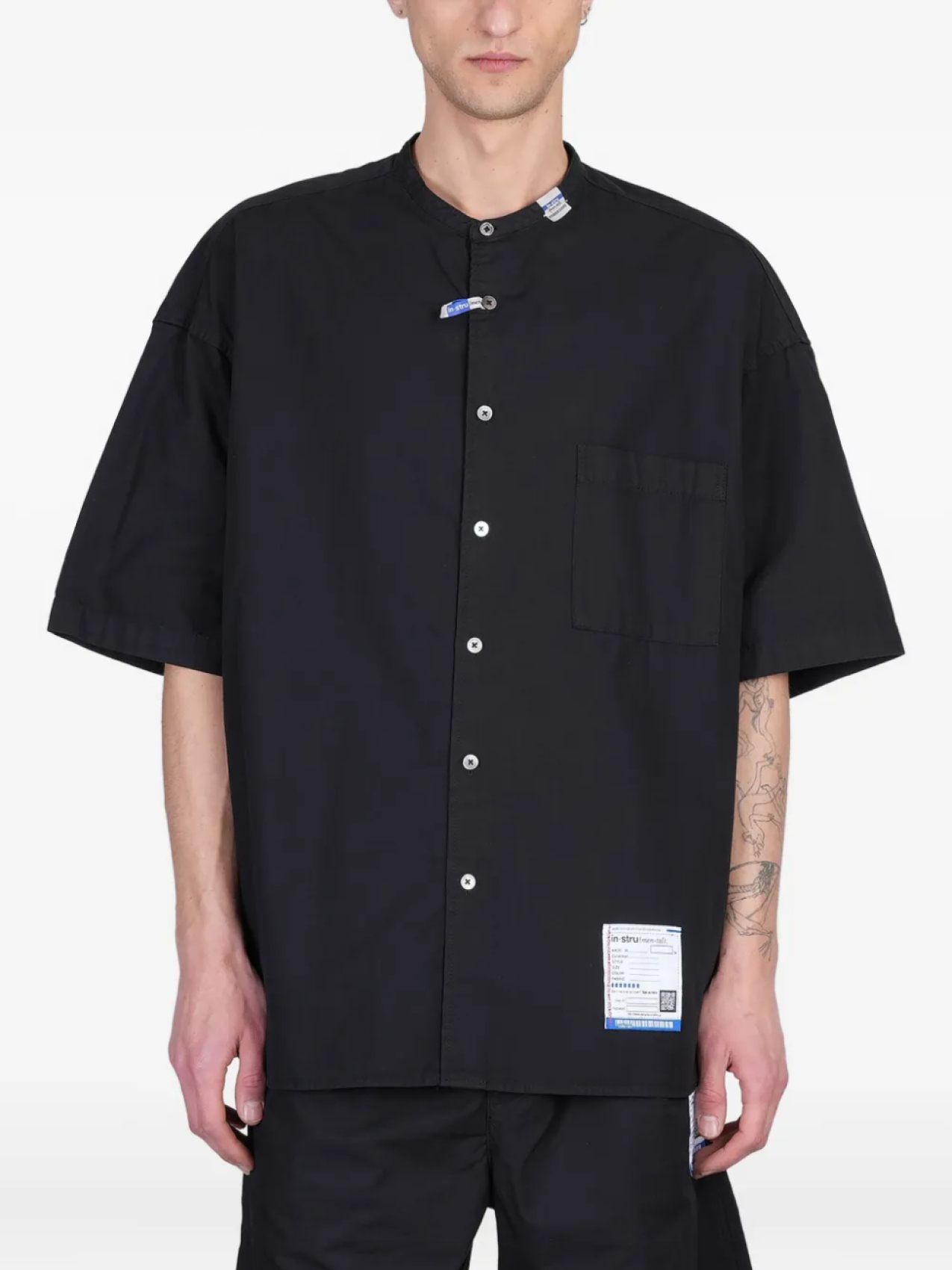 Хлопковая рубашка Maison MIHARA YASUHIRO, черный
Хлопковая рубашка Maison MIHARA YASUHIRO, черный