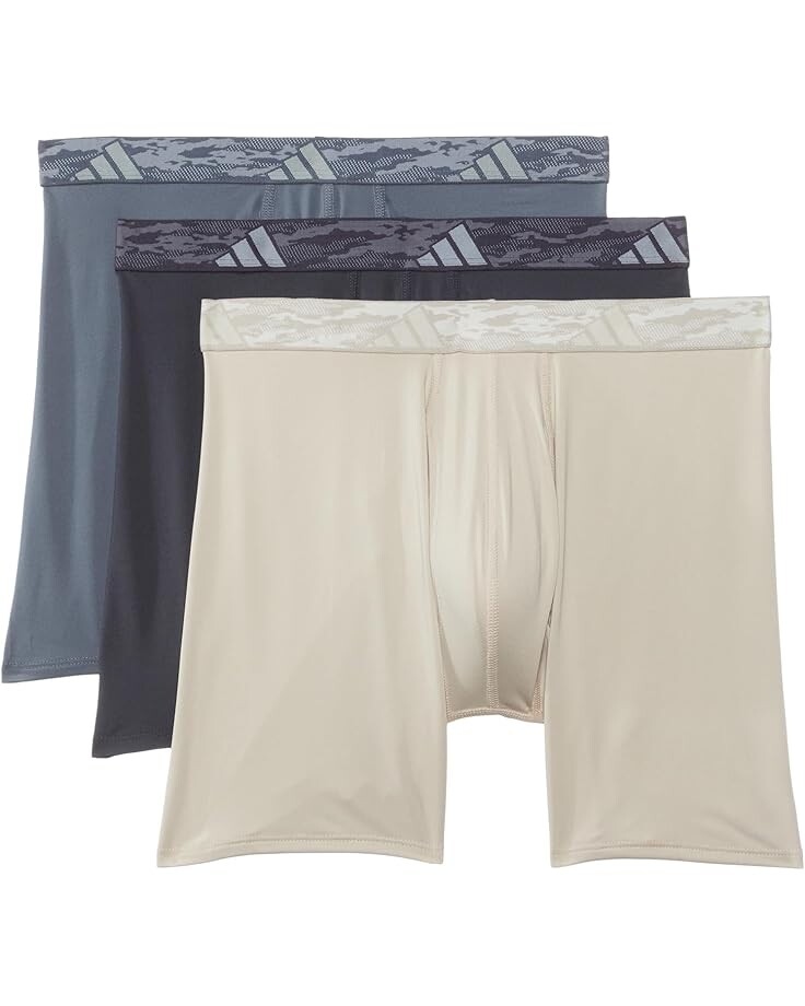 Боксеры adidas Athletic Fit Microfiber Boxer Brief Underwear 3-Pack, цвет Wonder Beige/Carbon Grey/Onix Grey
Боксеры adidas Athletic Fit Microfiber Boxer Brief Underwear 3-Pack, цвет Wonder Beige/Carbon Grey/Onix Grey