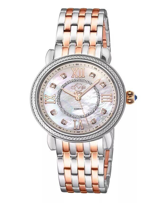 Женские швейцарские кварцевые двухцветные часы с браслетом из нержавеющей стали Марсала, 37 мм Gevril
Женские швейцарские кварцевые двухцветные часы с браслетом из нержавеющей стали Марсала, 37 мм Gevril