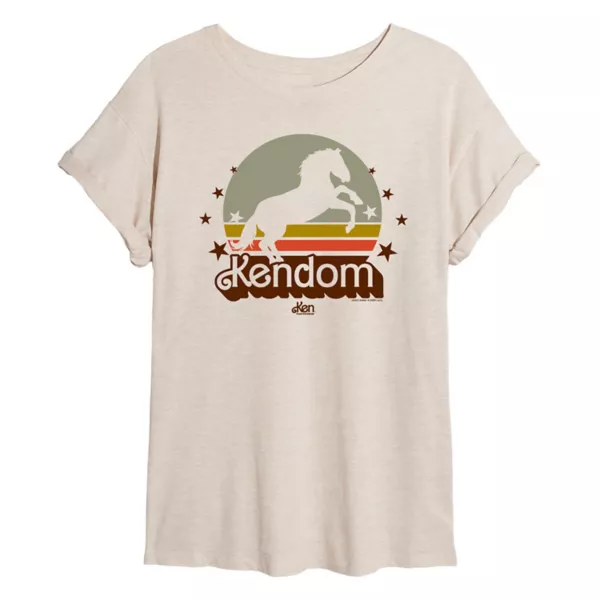 Футболка Juniors' the movie kendom western oversize Barbie, бежевый
Футболка Juniors' the movie kendom western oversize Barbie, бежевый