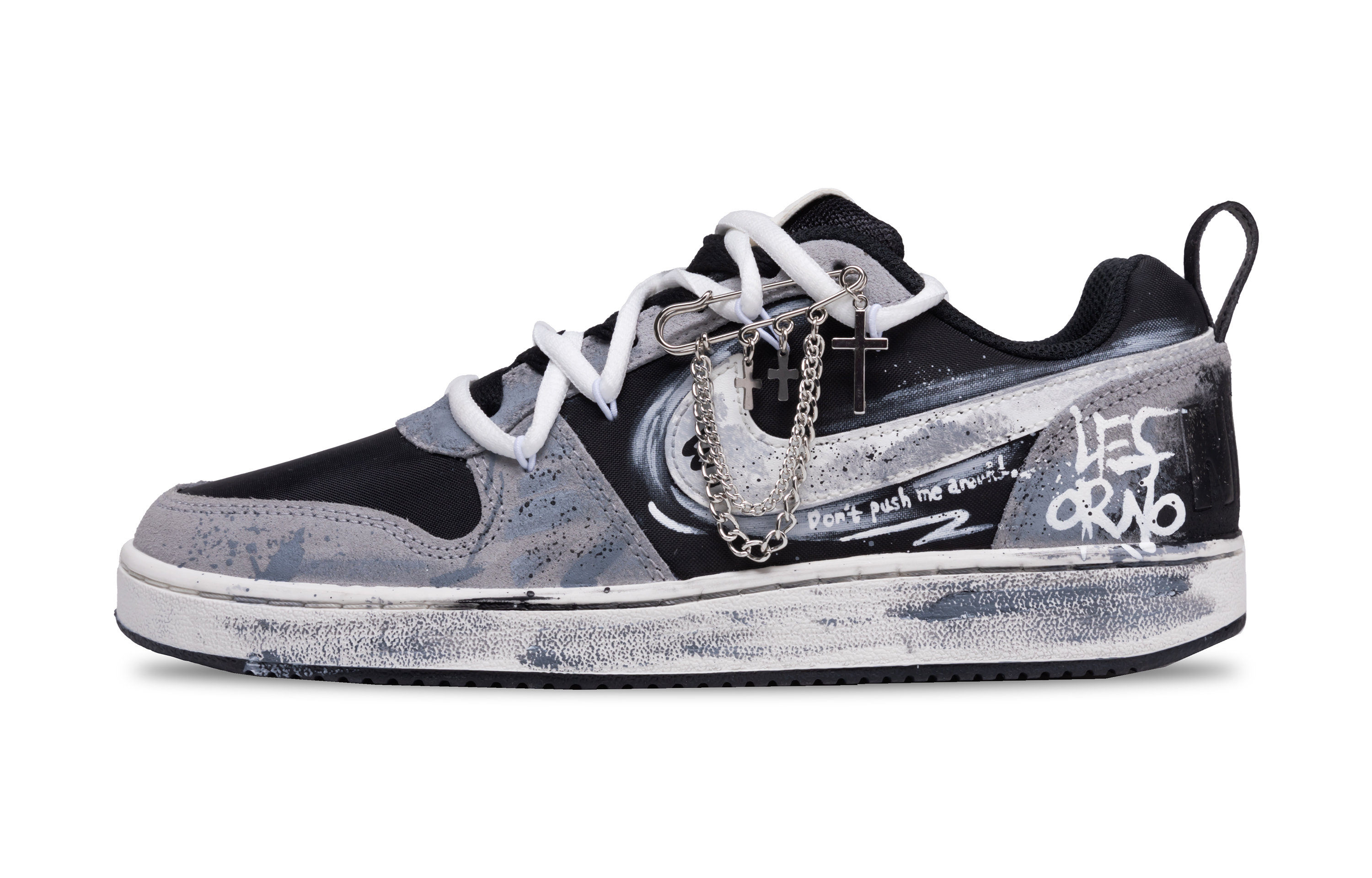 Стильные нескользящие износостойкие низкие кроссовки для скейтбординга Court Borough Street, мужские, черно-серые Nike, Black Gray
Стильные нескользящие износостойкие низкие кроссовки для скейтбординга Court Borough Street, мужские, черно-серые Nike, Black Gray