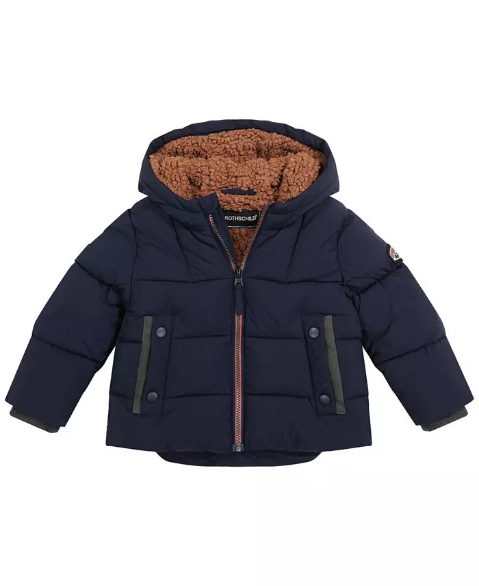 Детская утепленная куртка для мальчиков с подкладкой из шерпы S Rothschild & Co, синий
Детская утепленная куртка для мальчиков с подкладкой из шерпы S Rothschild & Co, синий