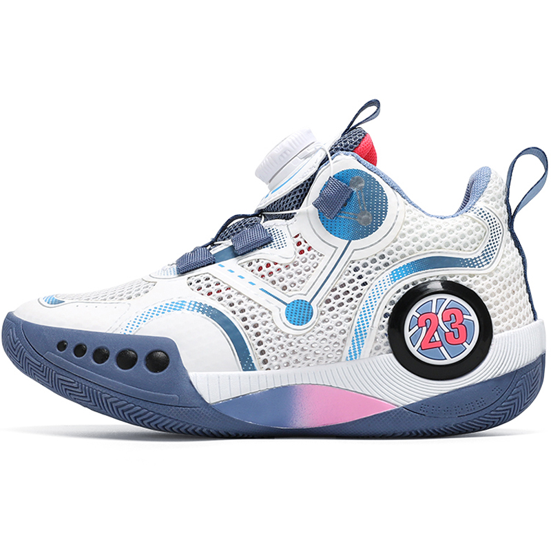 Детские баскетбольные кроссовки с низким верхом, противоскользящие, с защитой от ударов и износа Wooden Rabbit, синий
Детские баскетбольные кроссовки с низким верхом, противоскользящие, с защитой от ударов и износа Wooden Rabbit, синий