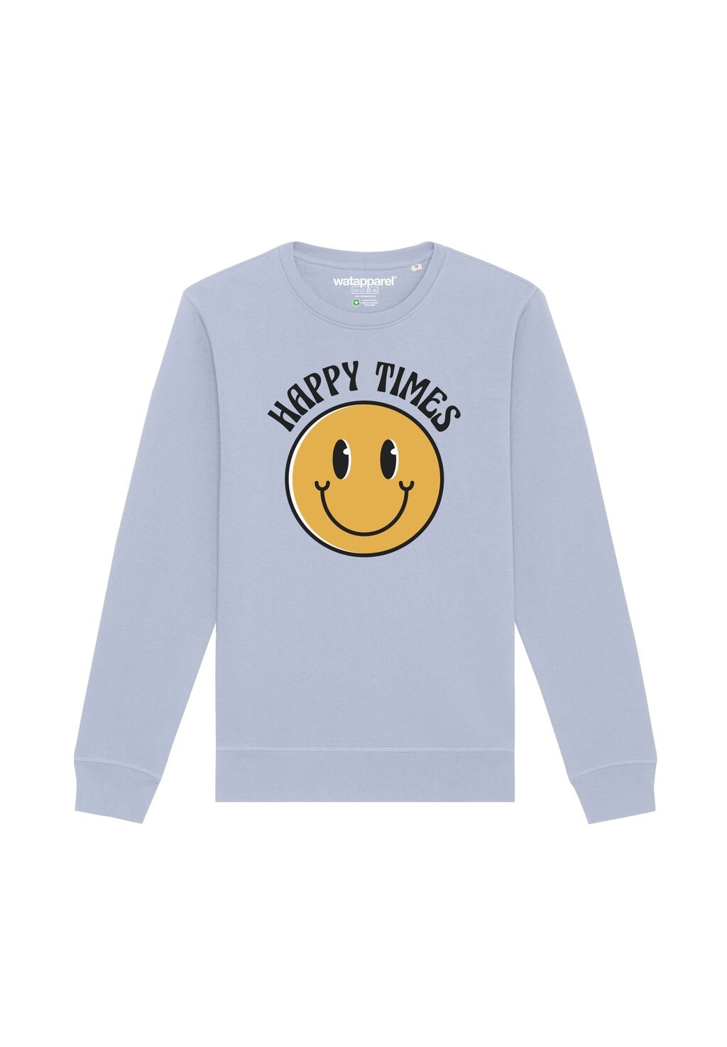 Толстовка HAPPY TIMES SMILEY EMOJI watapparel, светло-голубой
Толстовка HAPPY TIMES SMILEY EMOJI watapparel, светло-голубой