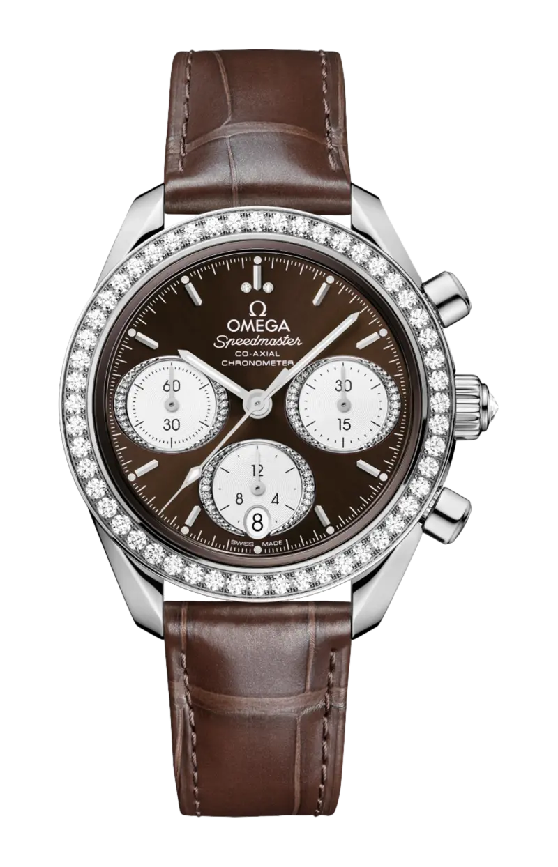 Спидмастер 38 мм, сталь на аллигаторе - 324.18.38.50.63.001 OMEGA
Спидмастер 38 мм, сталь на аллигаторе - 324.18.38.50.63.001 OMEGA