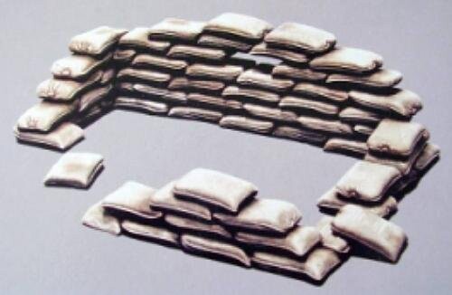 Комплект моделей мешков с песком Italeri 
Комплект моделей мешков с песком Italeri