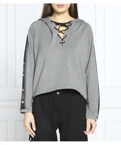Толстовка Cropped fit Liu Jo Sport, серый
Толстовка Cropped fit Liu Jo Sport, серый