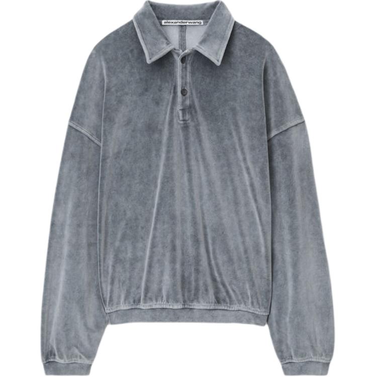 Хлопковая поло Alexander Wang, серый
Хлопковая поло Alexander Wang, серый