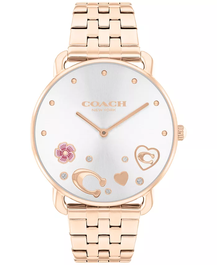 Женские часы-браслет Elliot из нержавеющей стали с розовым золотым покрытием, 36 мм COACH
Женские часы-браслет Elliot из нержавеющей стали с розовым золотым покрытием, 36 мм COACH