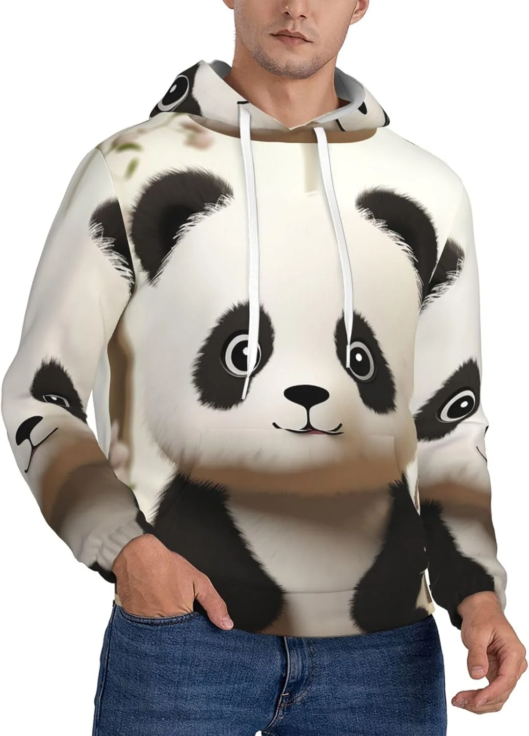 Мужской худи с капюшоном Cute White Panda, мягкий и теплый флисовый SDTYKHJ
Мужской худи с капюшоном Cute White Panda, мягкий и теплый флисовый SDTYKHJ