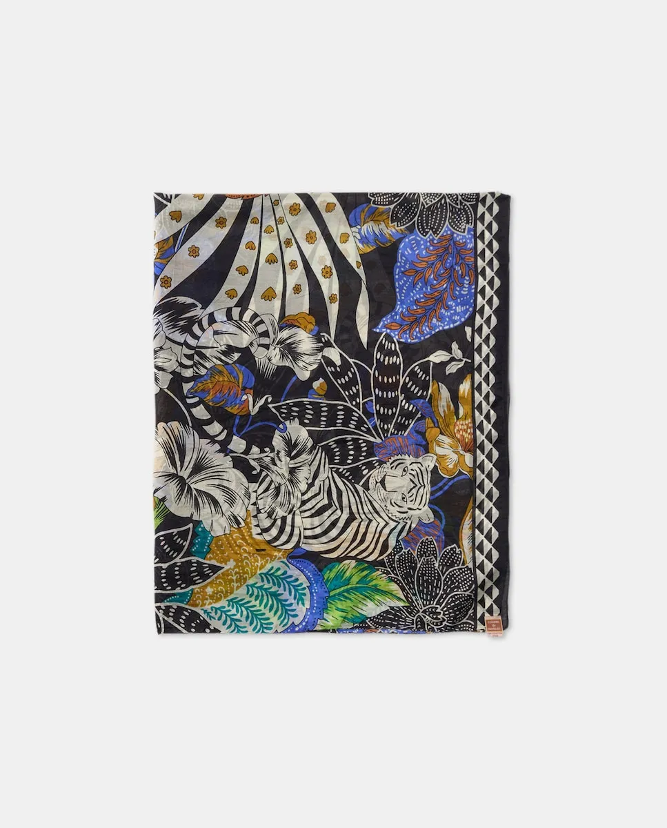 Шелковый шарф Colores Otoño, черный
Шелковый шарф Colores Otoño, черный