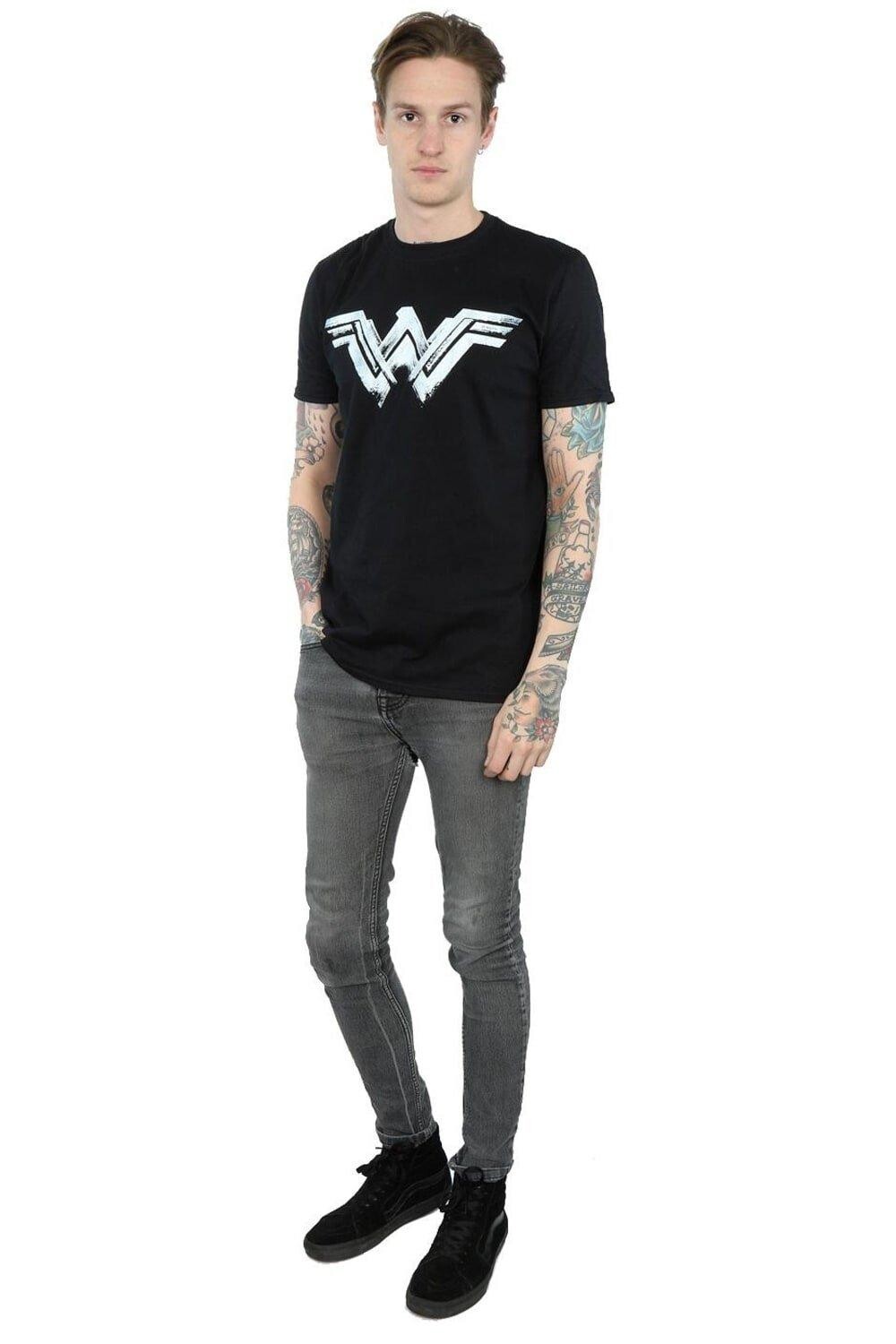 Футболка с потертым логотипом Wonder Woman DC Comics, черный
Футболка с потертым логотипом Wonder Woman DC Comics, черный