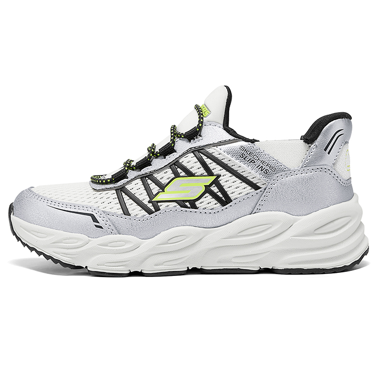 Кроссовки для бега S LightsBOYS с низким верхом, противоскользящие и износостойкие, легкие, с амортизацией, детские Skechers Kids, серебряный/белый
Кроссовки для бега S LightsBOYS с низким верхом, противоскользящие и износостойкие, легкие, с амортизацией, детские Skechers Kids, серебряный/белый