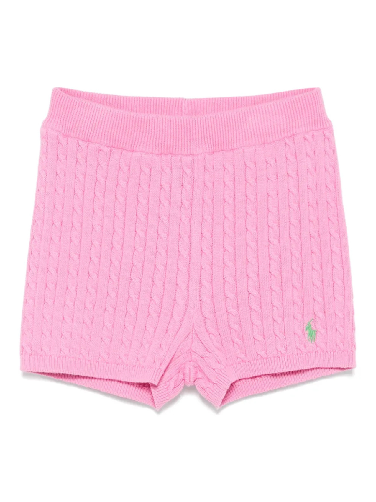 POLO RALPH LAUREN KIDS шорты фактурной вязки, розовый 
POLO RALPH LAUREN KIDS шорты фактурной вязки, розовый
