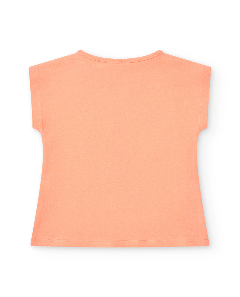 Детская футболка для девочки с коротким рукавом и принтом спереди Tuc tuc, оранжевый
Детская футболка для девочки с коротким рукавом и принтом спереди Tuc tuc, оранжевый