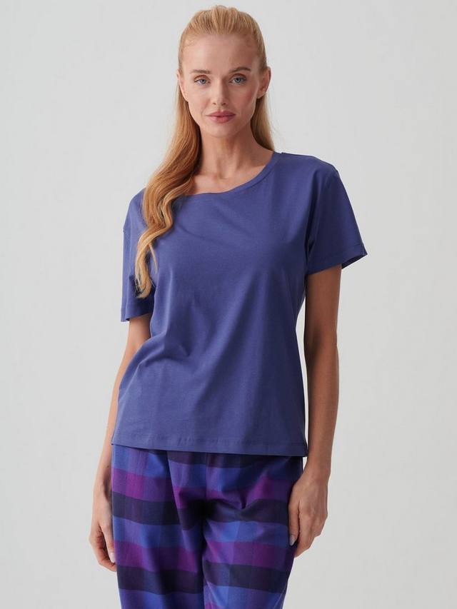 Футболка из чистого органического хлопка с круглым вырезом British Boxers, Purply Blue
Футболка из чистого органического хлопка с круглым вырезом British Boxers, Purply Blue