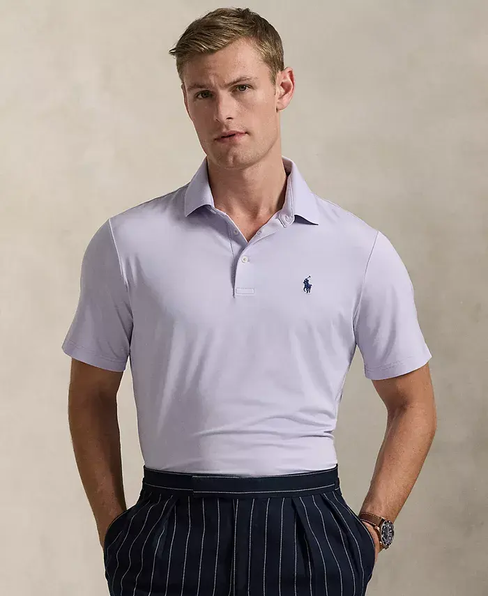 Мужская классическая поло из функциональной ткани Polo Ralph Lauren, фиолетовый
Мужская классическая поло из функциональной ткани Polo Ralph Lauren, фиолетовый