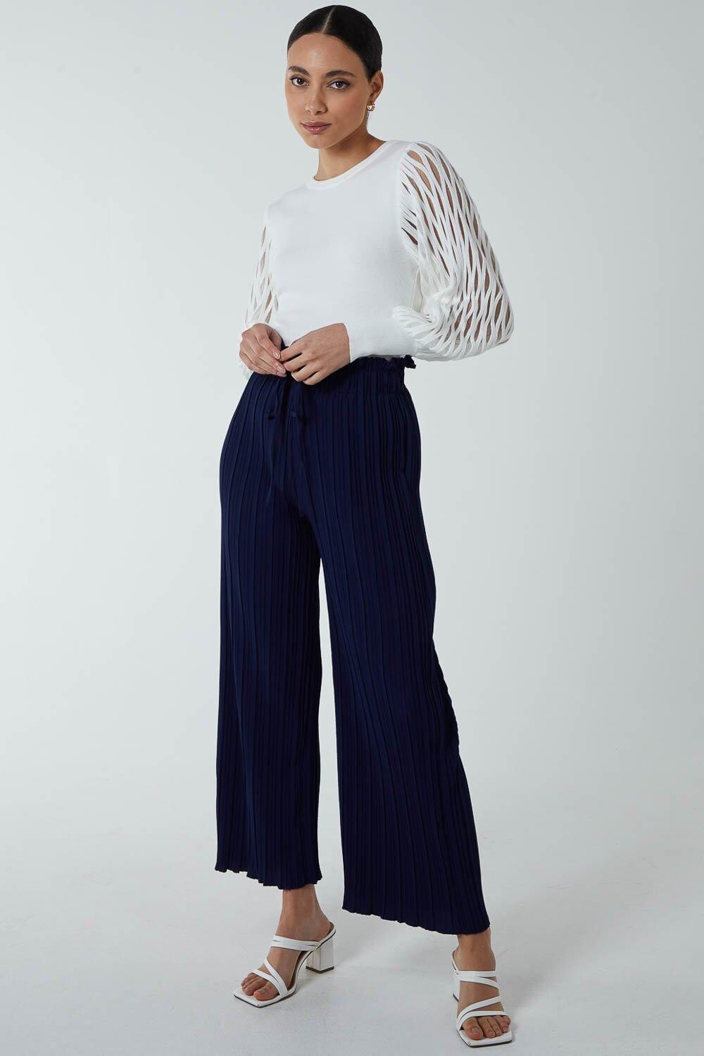 Широкие брюки со складками Blue Vanilla, синий
Широкие брюки со складками Blue Vanilla, синий