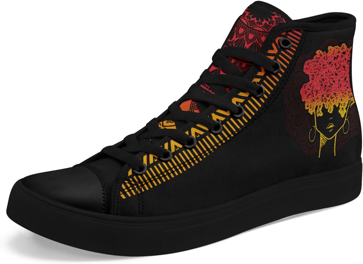 Высокие кеды AWSOLE в стиле бохо из холщовой ткани для женщин и мужчин, легкие, удобные, художественного дизайна, в стиле йоги, подарочные, шнуровка, повседневные кроссовки, черный/желтый/розовый
Высокие кеды AWSOLE в стиле бохо из холщовой ткани для женщин и мужчин, легкие, удобные, художественного дизайна, в стиле йоги, подарочные, шнуровка, повседневные кроссовки, черный/желтый/розовый