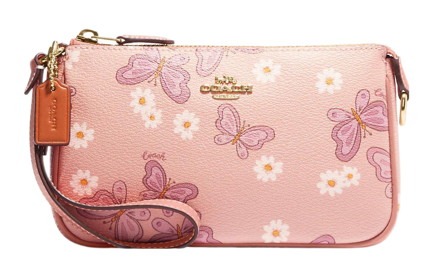 COACH Нолита холщовая с кожаной отделкой сумочка клатч Трампетс женская розовая
COACH Нолита холщовая с кожаной отделкой сумочка клатч Трампетс женская розовая