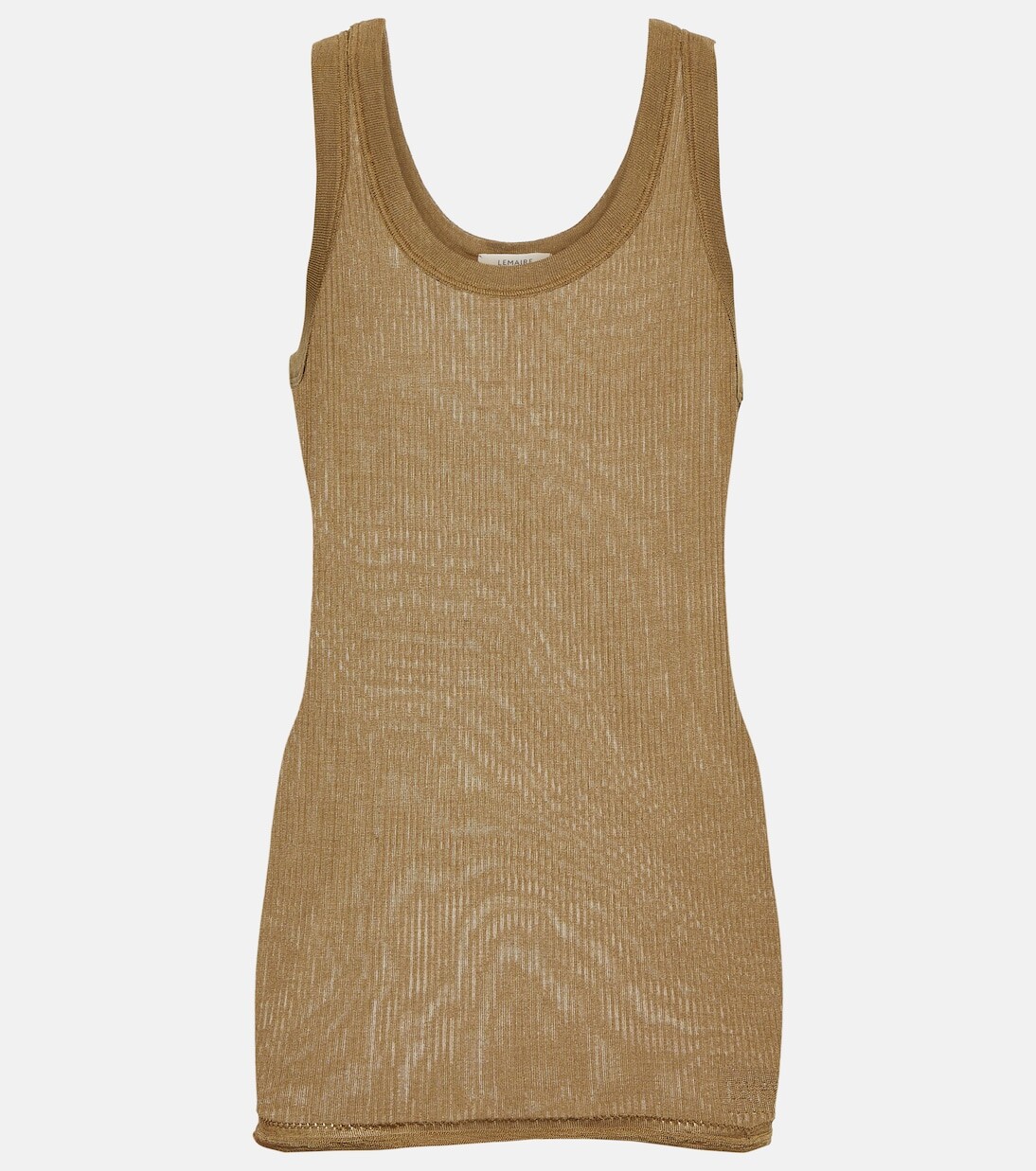 Майка из шелкового джерси Lemaire, коричневый
Майка из шелкового джерси Lemaire, коричневый