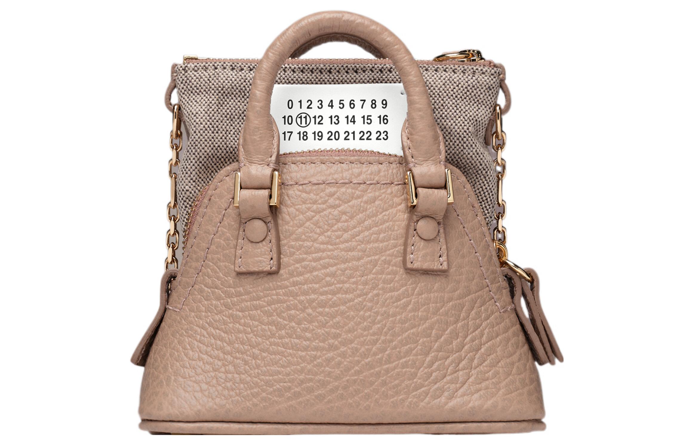 Maison Margiela 5AC Сумка через плечо из зернистой телячьей кожи, женская, розово-коричневая
Maison Margiela 5AC Сумка через плечо из зернистой телячьей кожи, женская, розово-коричневая