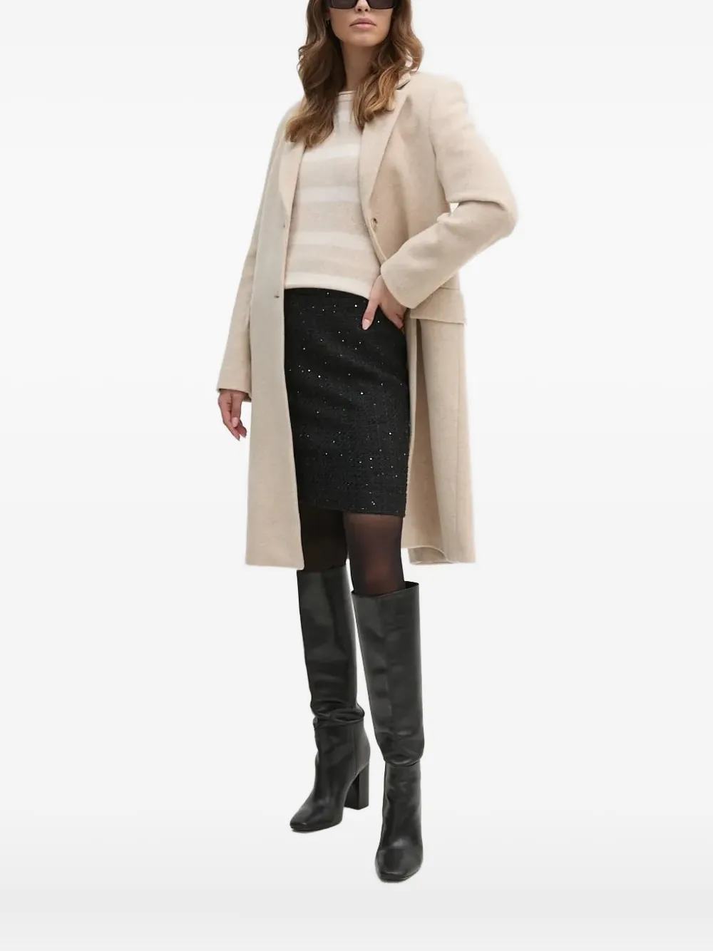 Однобортное шерстяное пальто Joop!, нейтральный
Однобортное шерстяное пальто Joop!, нейтральный