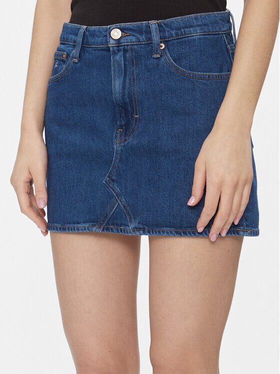 Джинсовая юбка стандартного кроя Tommy Jeans, синий 
Джинсовая юбка стандартного кроя Tommy Jeans, синий