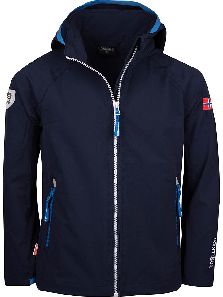 Куртка софтшелл Trollkids Kvalvika, темно синий
Куртка софтшелл Trollkids Kvalvika, темно синий