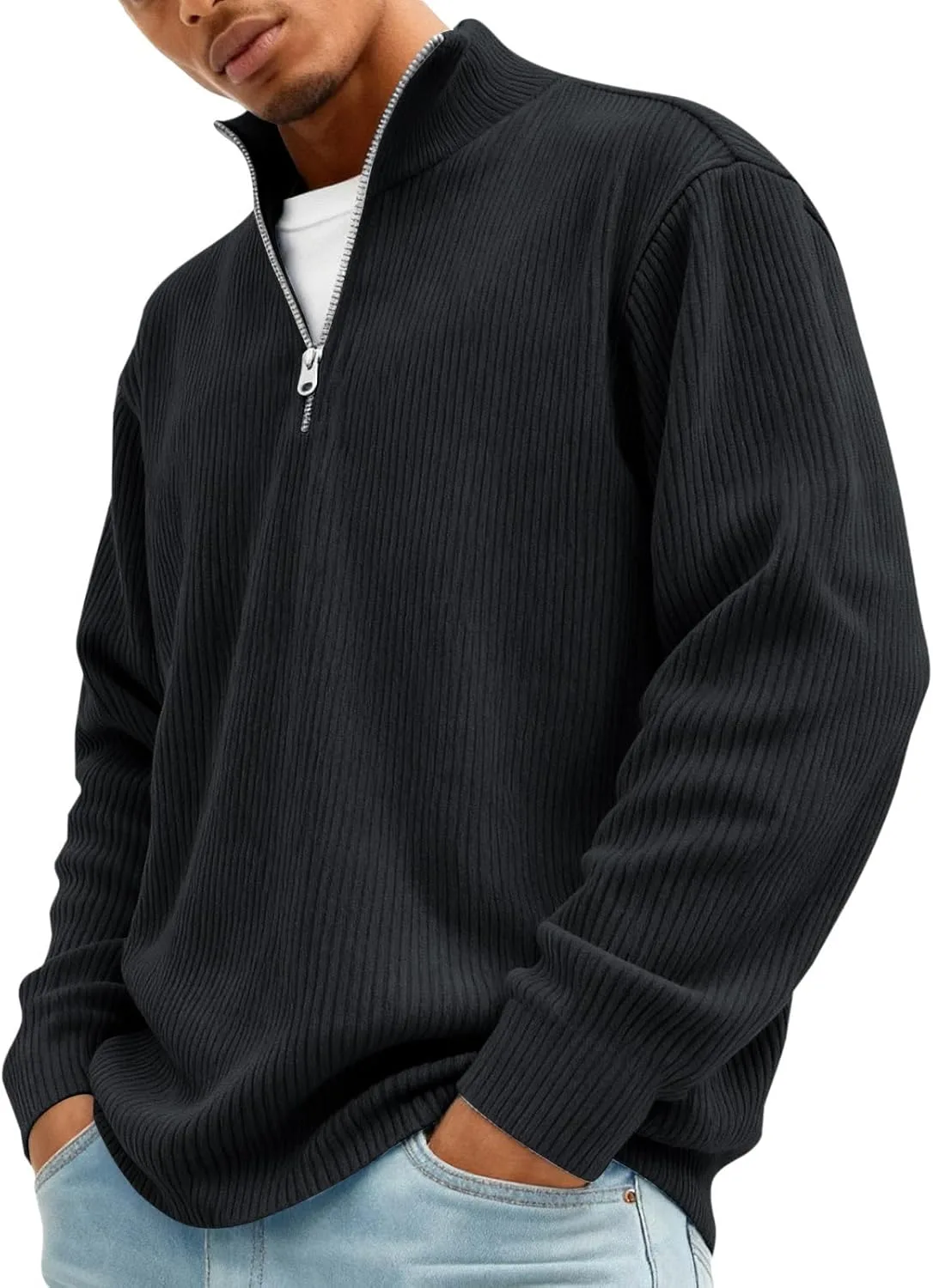 Свитшот мужской с длинным рукавом, Quarter Zip, легкий lopmou
Свитшот мужской с длинным рукавом, Quarter Zip, легкий lopmou