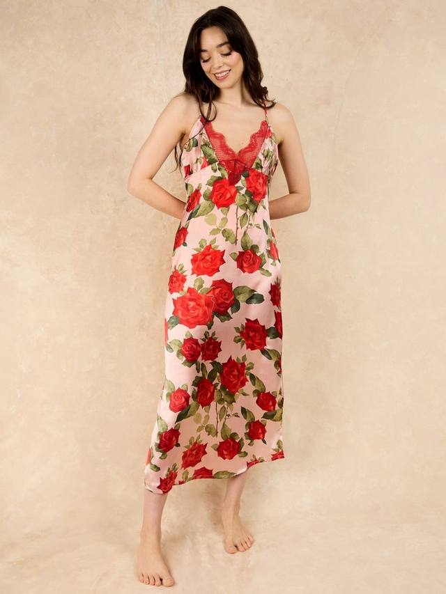 Розовая атласная ками ночная сорочка Their Nibs, Pink
Розовая атласная ками ночная сорочка Their Nibs, Pink