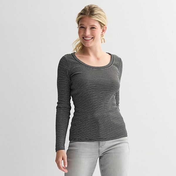 Женская футболка с длинным рукавом и круглым вырезом Sonoma Goods For Life, Black Basic Stripe, Черный, Женская футболка с длинным рукавом и круглым вырезом Sonoma Goods For Life, Black Basic Stripe
Женская футболка с длинным рукавом и круглым вырезом Sonoma Goods For Life, Black Basic Stripe, Черный, Женская футболка с длинным рукавом и круглым вырезом Sonoma Goods For Life, Black Basic Stripe