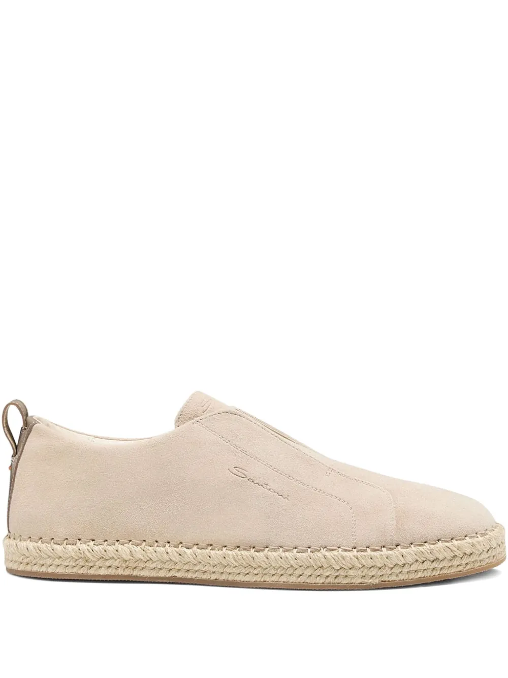 Замшевые кеды-слипоны Santoni, нейтральный
Замшевые кеды-слипоны Santoni, нейтральный