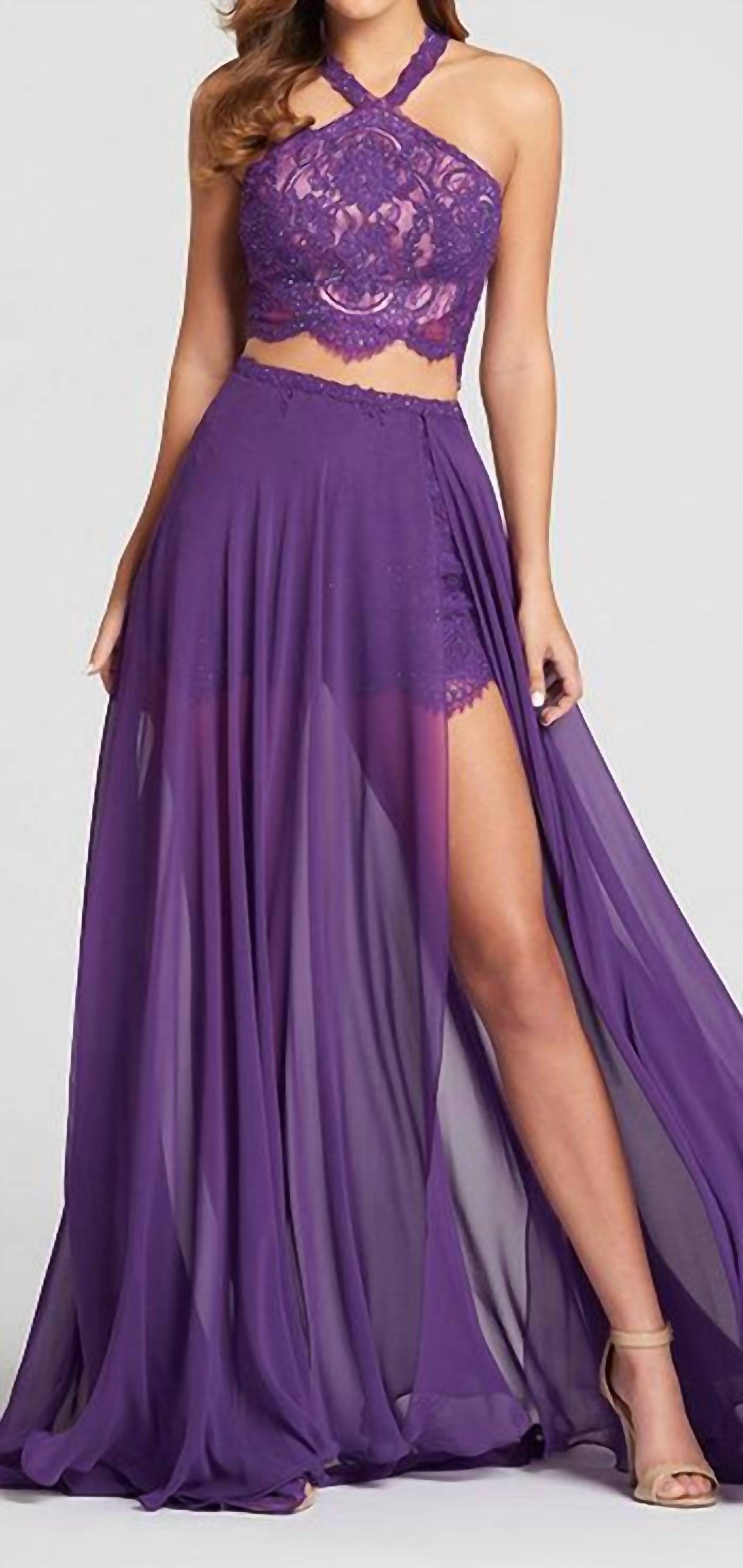 Фиолетовое вечернее платье из трех частей Ellie Wilde
Фиолетовое вечернее платье из трех частей Ellie Wilde