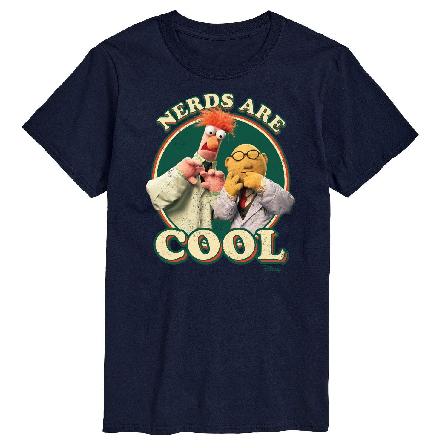 Мужская футболка Disney's The Muppets Nerds Are Cool, Blue Licensed Character, синий
Мужская футболка Disney's The Muppets Nerds Are Cool, Blue Licensed Character, синий
