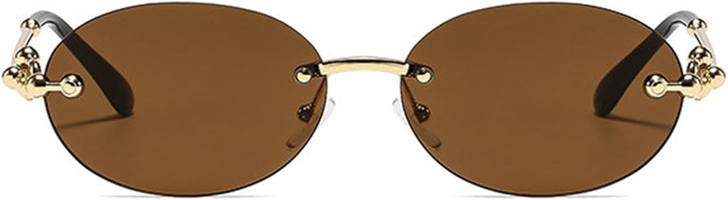 Солнцезащитные очки Willochra без оправы, милые, ретро, модные, овальной формы, для женщин и мужчин, в стиле 80-х и 90-х, маленькие, симпатичные, в круглой металлической оправе, C3
Солнцезащитные очки Willochra без оправы, милые, ретро, модные, овальной формы, для женщин и мужчин, в стиле 80-х и 90-х, маленькие, симпатичные, в круглой металлической оправе, C3