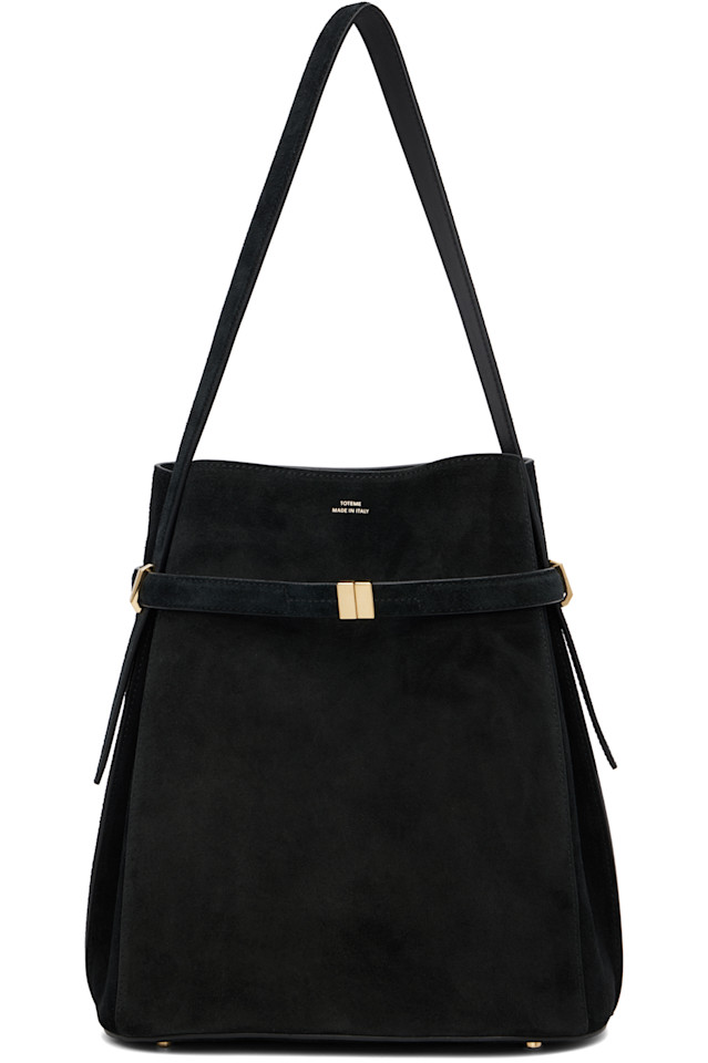 Кожаная поясная сумка-ведро Toteme, черный
Кожаная поясная сумка-ведро Toteme, черный