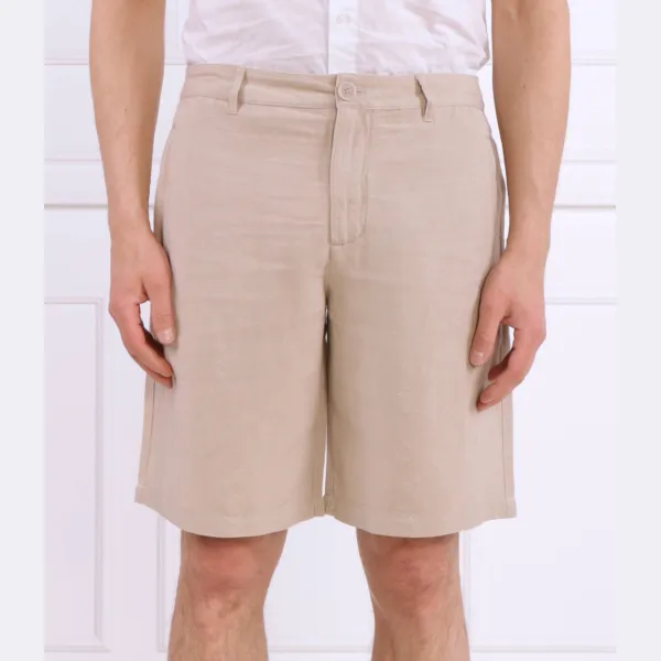 Льняные шорты стандартного кроя Armani Exchange, желтый
Льняные шорты стандартного кроя Armani Exchange, желтый