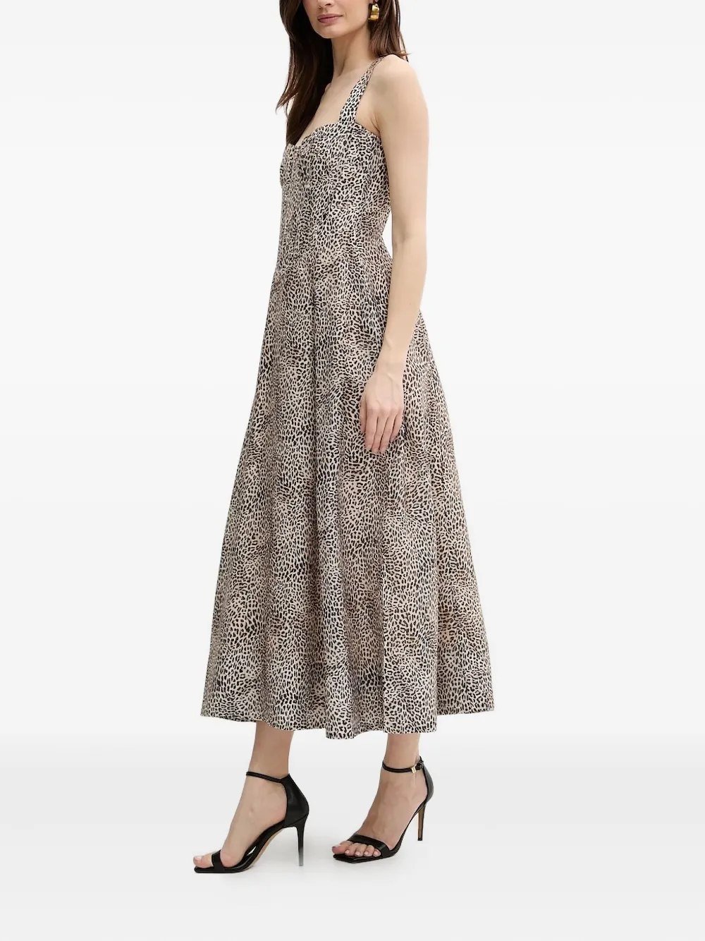 Платье миди Lilah с леопардовым принтом Bardot, нейтральный
Платье миди Lilah с леопардовым принтом Bardot, нейтральный