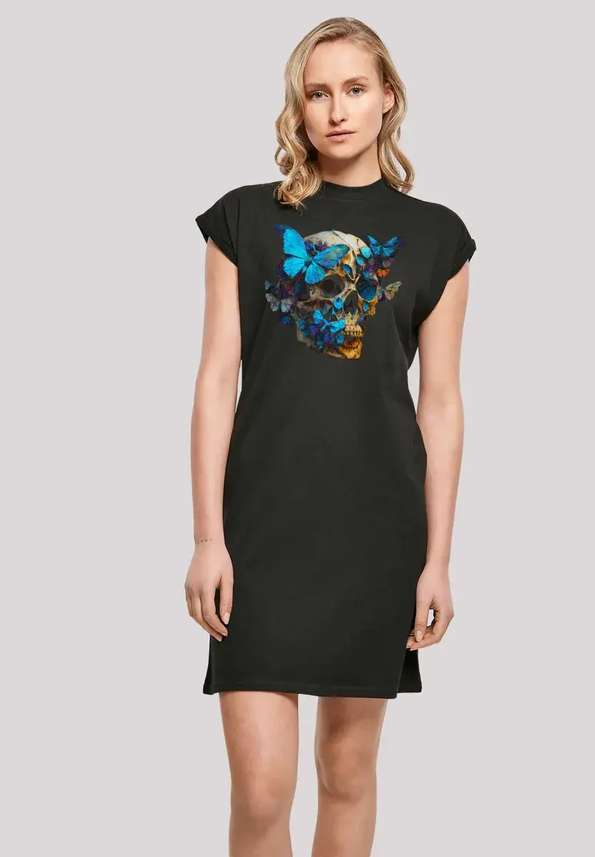 F4NT4STIC Платье-рубашка "Череп", принт, черный
F4NT4STIC Платье-рубашка "Череп", принт, черный